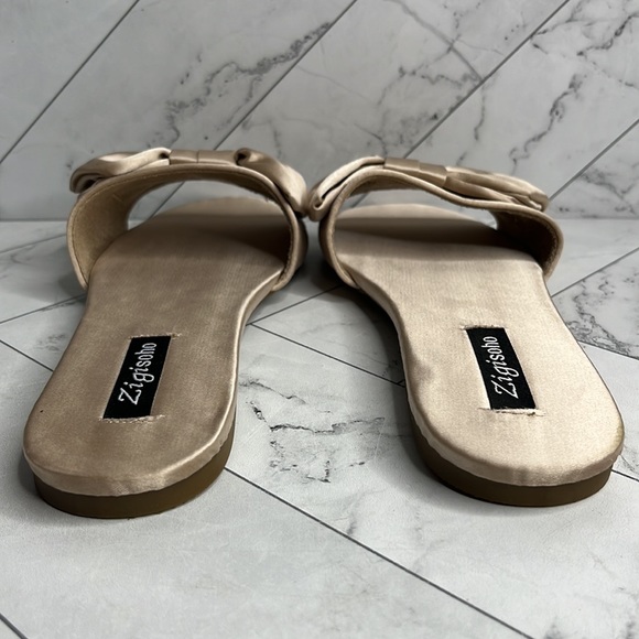NWT ZIGI SOHO Womens Valiant Open Toe Casual Slide Sandals Shoes - Nude 7.5M - Picture 4 of 8